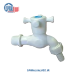 شیر شلنگی (شیر حیاطی) دسته سکانی 1/2 اینچی اسپیرال