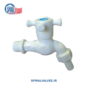 شیر شلنگی (شیر حیاطی) دسته سکانی 1/2 اینچی اسپیرال