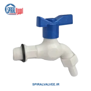 شیر شلنگی (شیر حیاطی) دسته گازی 3/4 اینچی اسپیرال